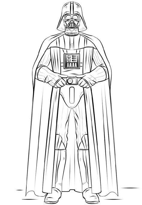 Darth Vader Coloring Pages | K5 Worksheets Darth Vader Pictures, Darth Vader Drawing, Star Wars Coloring Sheet, Lego Darth Vader, Star Wars Coloring Pages, Star Wars Coloring Book, Star Wars Coloring, Judy Moody, Lego Coloring Pages