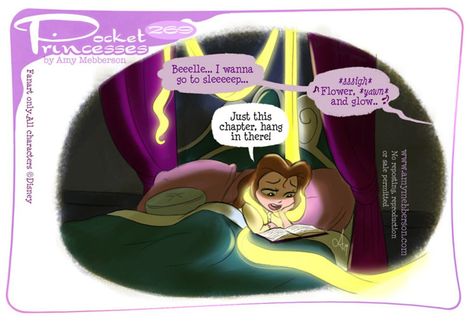 Pocket Princesses No. 269: Nightlight by Amy Mebberson Amy Mebberson, Pocket Princess Comics, Disney Princess Comics, Princess Stuff, Disney Comics, Pocket Princess, Disney Princess Cartoons, Pocket Princesses, Disney Theory