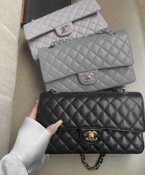 European College, Chanel Double Flap, Chanel Classic Flap Bag, Expensive Handbags, Chanel Flap Bag, Classic Flap Bag, College Bags, Women Shoulder Bag, Lady Fashion