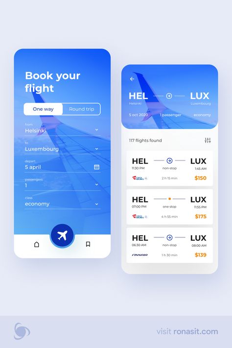 Flight Ticket Design, Airplane App, Booking App Design, Airport Ticket, Flight Booking App, Flight App, Ui Design Mobile, Ui Design Dashboard, E Ticket