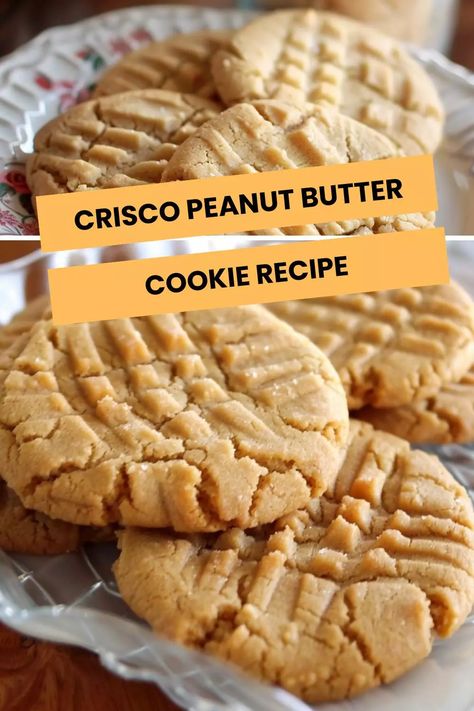 Crisco Peanut Butter Cookie Recipe – Hungarian Chef Crisco Peanut Butter Cookie Recipe, Cps Butter Cookie Recipe, Crisco Peanut Butter Cookies, Crisco Cookies, Crunchy Peanut Butter Cookies, Small Batch Cookie Recipe, Homemade Peanut Butter Cookies, Crisco Recipes, Butter Cookie Recipe