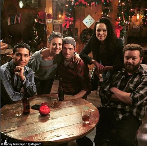 Blast from the past: That '70s Show stars Ashton Kutcher and Danny Masterson had a mini re... The Ranch Tv Show, The Ranch Netflix, That 70s Show Cast, Steven Hyde, Danny Masterson, 70 Show, Wilmer Valderrama, 70s Show, Laura Prepon