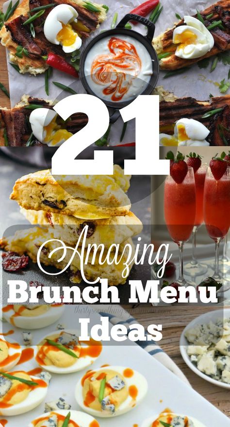 21 of the most mouth watering and delicious looking Brunch Menu Ideas that will please everyone on your guest lists, even the pickiest of eaters! Breakfast Menu Ideas, Lunch Menu Ideas, Easy Brunch Menu, Brunch Party Menu, Brunch Menu Ideas, Christmas Brunch Menu, Breakfast Brunch Menu, Chicken Thights Recipes, Great Chicken Recipes