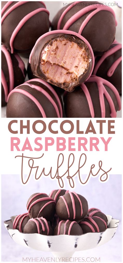 Pink Truffles Recipe, Valentines Raspberry Desserts, Raspberry Filled Chocolate Bites, Valentines Bakes For Kids, Raspberry Candy Filling, Valentines Chocolate Desserts, Homemade Chocolates For Valentines Day, Diy Valentine Chocolates, Raspberry Cream Chocolates