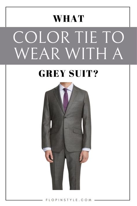 Discover the art of color combination with our guide on ties for dark grey suits. Transform your suits for men into fashion statements. Learn more at flopinstyle.com Gray Suit Outfit Men, Dark Grey Suit Men Combination, Dark Gray Suits For Men, Grey Suit Men Combination, Gray Suit Combinations, Grey Suit Outfit, Dark Grey Suits, Grey Suit Combinations, Suit Outfit Ideas