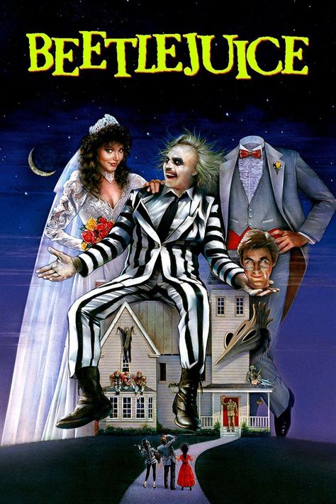 Juice Movie, Les Goonies, Best Halloween Movies, Beetlejuice Movie, Beetlejuice Beetlejuice, Tim Burton Films, Tim Burton Movie, Kim Basinger, Cinema Film