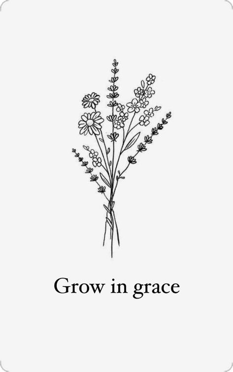 Wildflower Tattoo Dainty, Cross And Wildflower Tattoo, Western Flowers Wallpaper, Flowers Grow In The Valley Tattoo, Flowers With Words Tattoo, Consider How The Wildflowers Grow, Biblical Flowers Tattoo, Western Floral Tattoo, Simplistic Tattoo