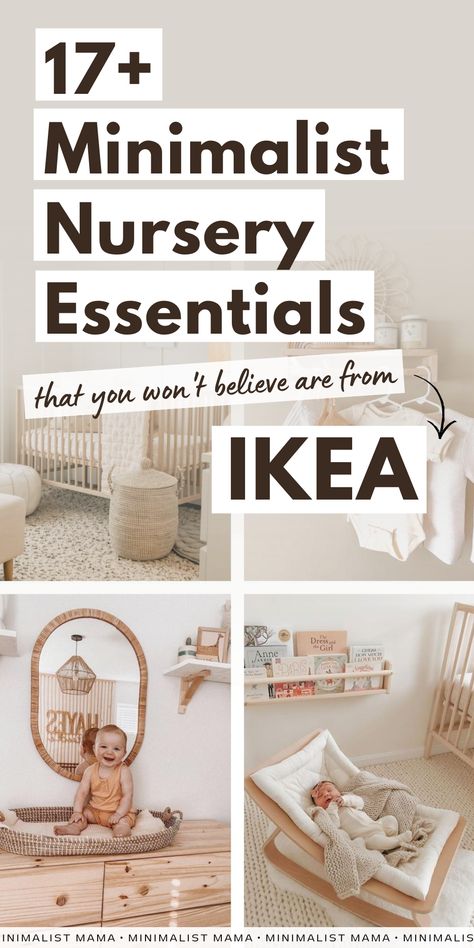 Baby Room Must Haves, Ikea Nursery Shelves, Small Girl Nursery Ideas, Ikea Hacks Nursery, Baby Small Room Ideas, Baby Must Haves 2023, Baby Nursery Essentials, Ikea Crib Nursery, Baby Nursery Must Haves