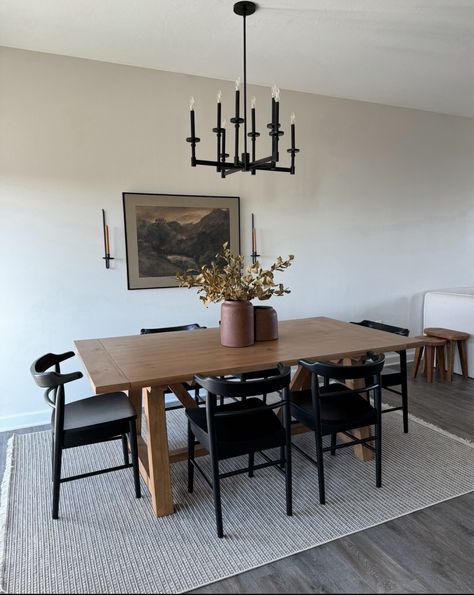 Leona Wood Farmhouse Extension … curated on LTK Dining Room Grey Floor, Dining Room Organization Ideas, Townhome Dining Room, Grey Floorboards, Modern Organic Dining Room, Farmhouse Extension, Dining Room Table Ideas, Restoration Hardware Dining Room, Room Table Ideas