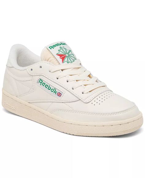 Reebok - Reebok Club C 85 Vintage, Tennis Shoes White, Club C 85 Vintage, Reebok Logo, Club C 85, Womens Tennis Shoes, Reebok Club C, Club C, Casual Sneakers Women