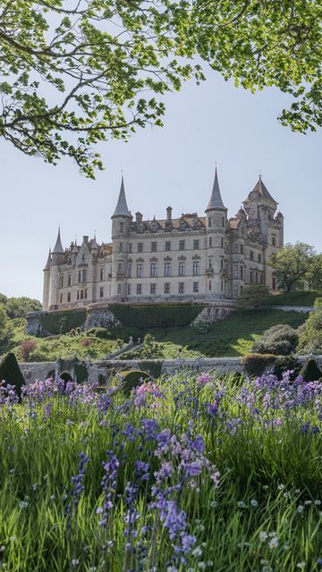 Jessie Charleston on Instagram: "Dunrobin Castle, Scotland 🏰 Oh hello! This is my first post after a rather unintentional offline escapade. It’s been the most beautiful, introspective year for me, but I am happy to be back. I’ve been a busy bee 🐝 and have so many stories to share! Here is a glimpse of a moment from our Scotland trip in May that feels like a dream or a scene from a fairytale realm. We had the most magical time adventuring around the highlands. 📍Dunrobin Castle, Golspie, Scot Castle In Europe, England Castle Aesthetic, Castles Asthetics, Beautiful Castles Fairytale, Father Wallpaper, Pretty Castles, Castles Aesthetic, Fairytale Palace, Castle On A Hill