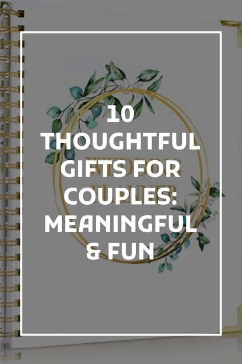 We’ve put together a list of gifts for couples that will help deepen the relationship and show how much they mean to one another. Gifts For Couples To Do Together, Thoughtful Couple Gifts, Husband And Wife Gifts, Couple Friend Gifts, Couples Gifts For Him, Couples Gifts For Friends, Unique Wedding Gifts For Couple Creative, Symbolic Gifts For Him, Gift For New Couple