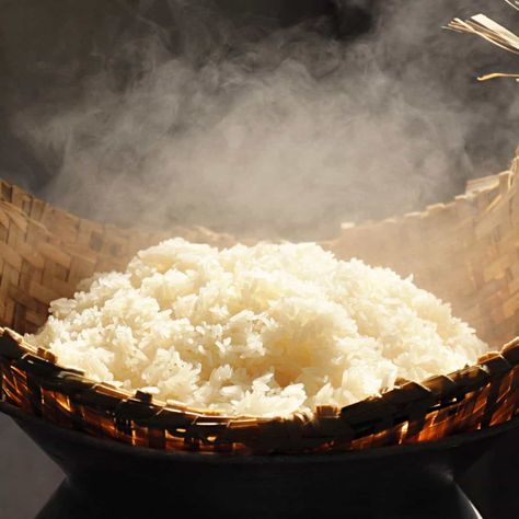 The New BEST Way to Cook Sticky Rice - Hot Thai Kitchen Thai Sweet Rice, Japanese Sticky Rice, Hot Thai Kitchen, Sweet Red Bean Paste, Thai Kitchen, Sweet Red Bean, Mango Sticky Rice, Sweet Rice, Glutinous Rice Flour