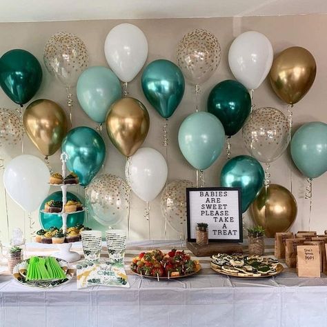 Idee Babyshower, Simple Birthday Decorations, Baby Shower Deco, Candy Land Christmas Tree, Birthday Balloon Decorations, Diy Birthday Decorations, Theme Party Decorations, Balloon Decorations Party, Shower Decor