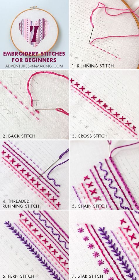 Valentine Embroidery, Learning To Embroider, Embroidery Sampler, Sew Ins, Embroidery Stitches Tutorial, Pola Kristik, Pola Sulam, Japanese Embroidery, 자수 디자인