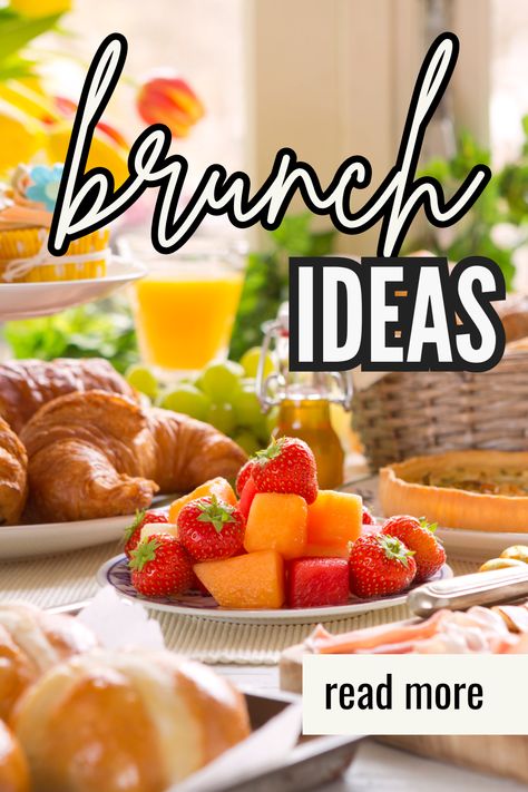 Boho Brunch Food, Brunch Printables Free, Brunch Ideas Individual Servings, Brunch Ideas Family, Mimosa Bar Ideas Brunch Party Food, Engagement Party Brunch Food Ideas, Elegant Brunch Food, Brunch Must Haves, Brunch Open House Ideas