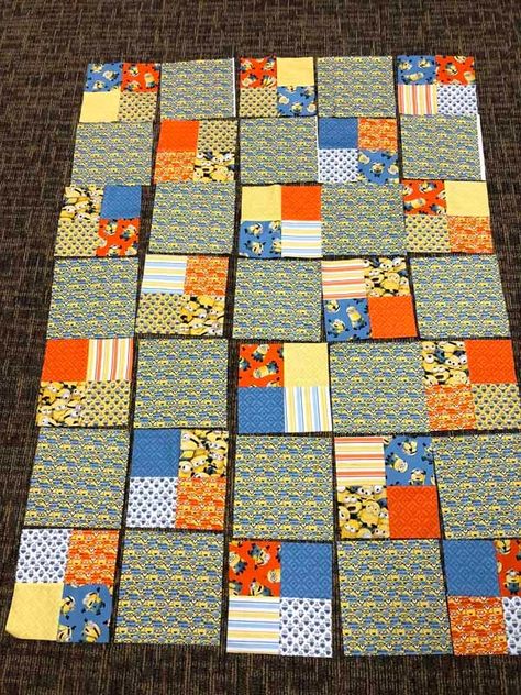 Easy Quilt Patterns Twin Size, Easy 4 Patch Quilt Block, Fast Four Patch Quilt, Easy Pieced Quilts, Charm Pack Throw Quilt Pattern, Free Easy Quilt Patterns Printables, Easy Twin Size Quilts For Beginners, Five Inch Square Quilt Patterns, Beginner Twin Quilt Pattern