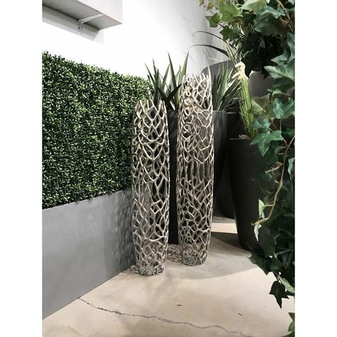 Large Floor Vase Decor, Vase Floor, Floor Vase Decor, Large Floor Vase, Tall Floor Vases, Floor Vases, Contemporary Vases, Corner Decor, Green Flooring