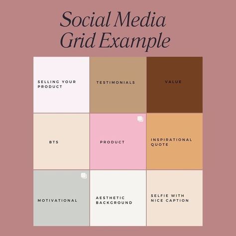 Engage your audience with a stunning social media grid—eye-catching visuals, consistent branding, and compelling content to boost your online presence #socialmediatips #social #grid #presence Instagram Content Strategy Template, Instagram Services Post, Social Media Agency Name Ideas, Content Template Social Media, Social Media Manager Template, Social Media Agency Instagram Feed, Social Media Manager Portfolio Example, Social Media Agency Posts, Social Media Influencer Aesthetic