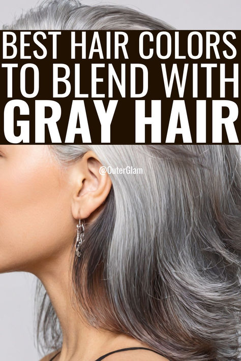 Gray hair highlights