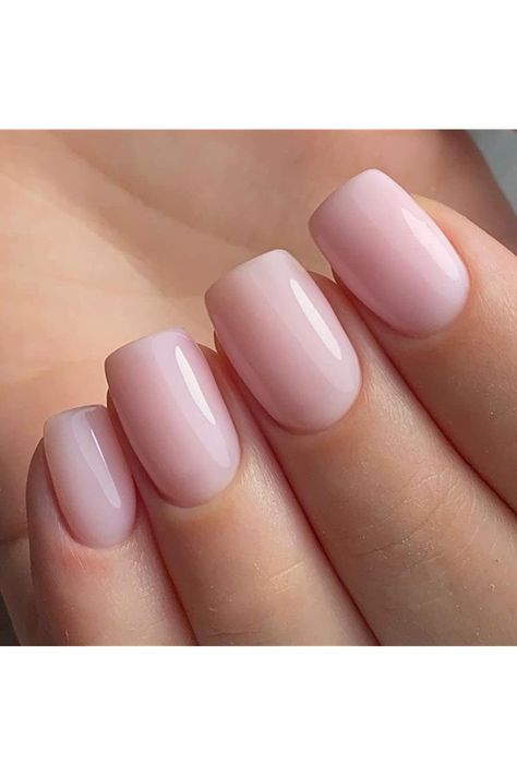 IN.HYPE Gel Polish - UV/LED Cured Semi-Sheer Pink (French Nude #2) Natural Pink Nails, Official Nails, Easy Nail Designs Summer, Juliana Nails, Soft Pink Nails, Pink Nail Colors, Milky Nails, Retro Nails, Pink Gel Nails