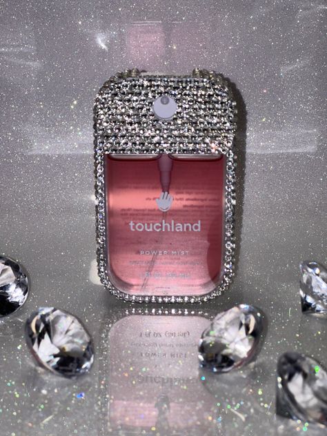 Here is one of my Ulta Buys not for sale just for show. I’ve always wanted to bedazzle this hand sanitizer and I finally got my hands on one 🤩 #touchland #ulta #bling #blingtouchland Bedazzled Skincare And Makeup, Things To Badazel, Badazel Things, Beddazling Things, Baddazle Things, Things To Bedazzle Diy, Bedazzled Skincare, Bedazzling Things, Bedazzled Ideas