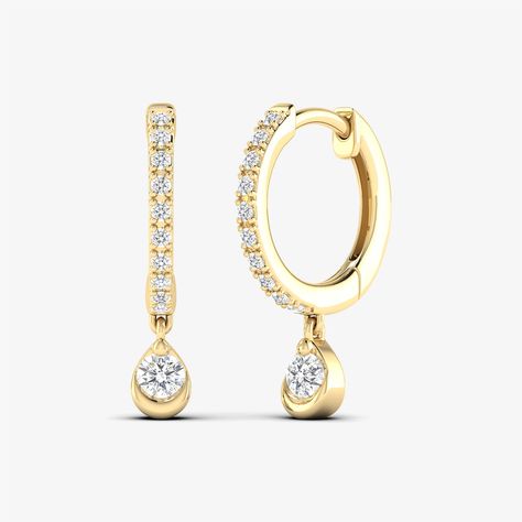 Diamond Earrings Design, Diamond Huggies, Jewelry Details, Earrings Design, Solid Gold Earrings, Diamond Earring, Gold Diamond Earrings, Solid Gold Jewelry, Huggie Earrings