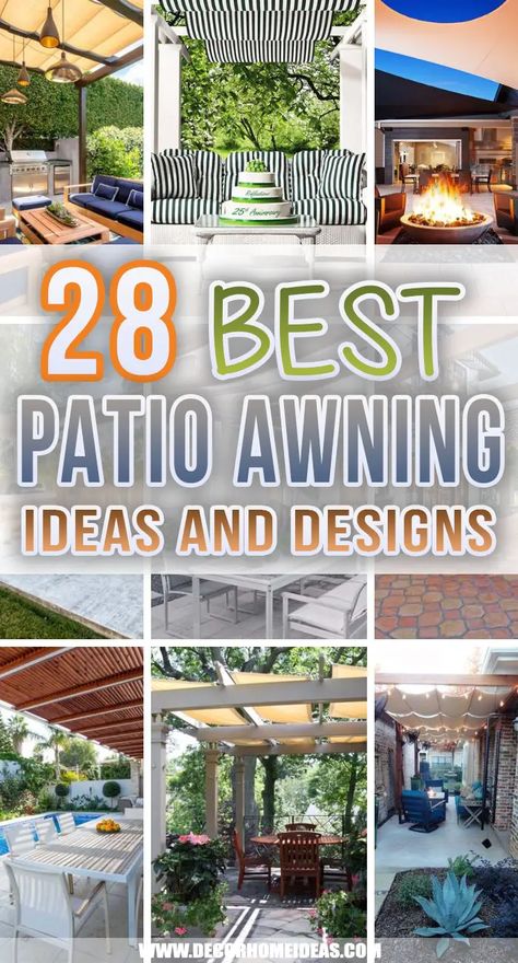 Patio Covering Ideas Diy, Small Patio Awning Ideas, Outdoor Patio Awning Ideas, Cover Patio Ideas On A Budget, Patio Awning Ideas Covered Decks, Diy Covered Patio Ideas, Patio With Awning Ideas, Easy Covered Patio Ideas, Canopy Patio Ideas