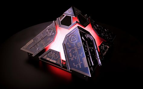 ArtStation - Sith Holocron, David Ley Sith Holocron, Edge Of The Empire, Artifact Art, Fantasy Flight Games, Sci Fi Props, Sith Empire, Star Wars Facts, Fantasy Props, Star Wars Rpg