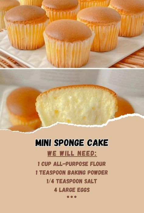 Search Results for “Mini Sponge Cake” – 99easyrecipes Chinese Sponge Cake, Sponge Cake Recipe, Cake Recipes Easy Homemade, Sponge Cake Recipes, Quick Recipes Snacks, Easy Baking Recipes Desserts, Sweet Snacks Recipes, Baked Dessert Recipes, Delicious Snacks Recipes