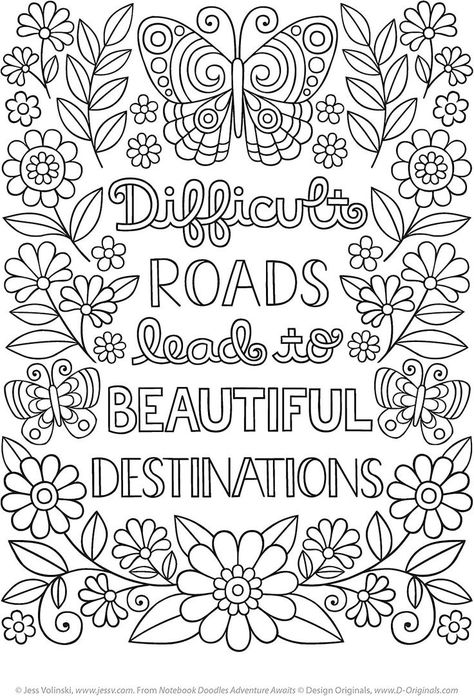 Word Art Coloring Pages, Motivational Coloring Pages For Adults, Poetry Coloring Pages, Quote Colouring Pages, Motivational Quotes Coloring Pages, Sel Coloring Pages, Inspirational Quote Coloring Pages, Mental Health Coloring Pages For Teens, Inspirational Quotes Coloring Pages Free Printable