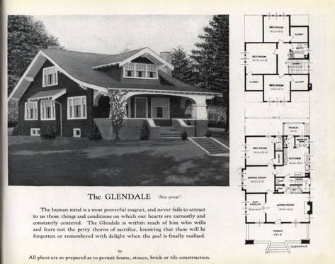 Sears House Plans, Sears House, Sears Homes, Sears Kit Homes, Kit House, Roaring 1920s, House Restoration, Real Estate Ads, Vintage House Plans