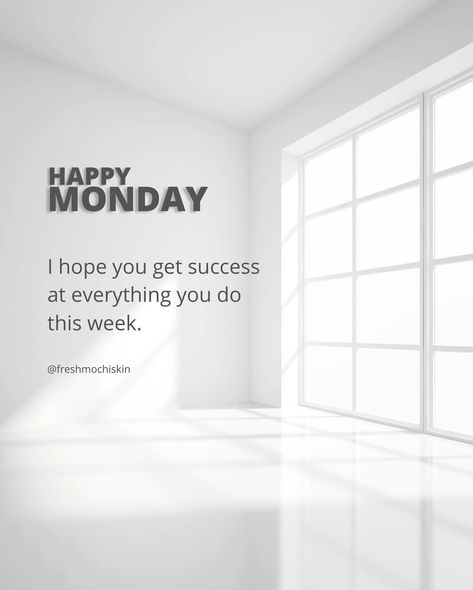 ✨Positive Vibes Always✨ Here Another Awesome New Week😉 “Happy Monday! Embrace the new week with open arms and a grateful heart. Remember, each day is a fresh start to chase your dreams and make them a reality.” #positivevibesonly💯 #mondaymotivations #mondaymorningmotivation #mondayquotes #mondayaffirmations #happymonday😊 #mondayvibes✌️#newweeknewstart #newweeknewgoals #newweekmotivation #newweekvibes Are you looking forward to this new week ? Happy Monday Quotes Positivity, Monday Business Quotes, Positive Week Quotes, New Week Quotes Motivation, Monday New Week Quotes, Happy New Week Quotes, New Month Motivation, Monday Blessings New Week, Monthly Greetings