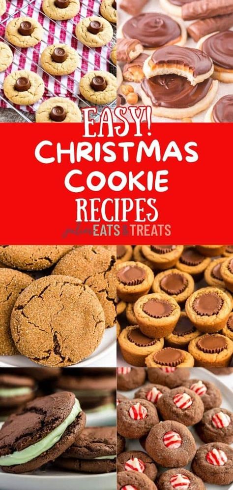 Ready to bake Christmas Cookies? Try out your favorite classic like Molasses Cookies, Sugar Cookies and Mexican Wedding Cookies plus try some new ones that might become your favorites. We love Almond Cherry Cookies, Peanut Butter Ritz Cookies and Chocolate Crinkle Cookies. These cookie recipes are perfect for Christmas holiday trays and sharing. Christmas Baking Cookies Holidays, Christmas Cookie Recipe Easy, Christmas’s Cookies, Cake Box Christmas Cookies, Best Christmas Cookie Recipes Ever, Christmas Cookies No Bake, Famous Christmas Cookies, The Best Christmas Cookies Recipes, Xmas Cookies Recipes Holiday Treats