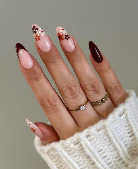 September Gel Nail Ideas 2024, Fall Nail Inspiration Autumn Almond, Nails For September Fall, Fall Nails2024, Nails For September 2024, September Nail Ideas Almond, Biab Nails Inspiration Autumn, Nail Inspo September, Simple September Nails