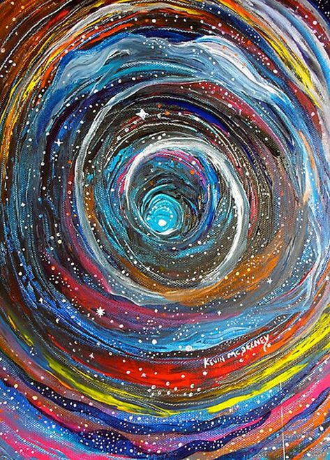 My Vortex... Arte Peculiar, Art Fractal, Soyut Sanat Tabloları, Trippy Art, Spiritual Art, Fractal Art, Art Abstrait, Painting Inspiration, Painting & Drawing