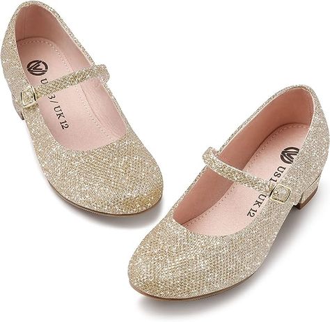 MIXIN Girls Mary Jane Dress Shoes - Princess Ballerina Flats Low Heels for School Party Wedding, Back to School Shoes for Girls (Little Kid/Big Kids) Zapatos Mary Jane, Back To School Shoes, Girls Dress Shoes, Classic Girl, Girls Flats, Shoes For Girls, Wedding Flats, Jane Dress, Mary Jane Flats