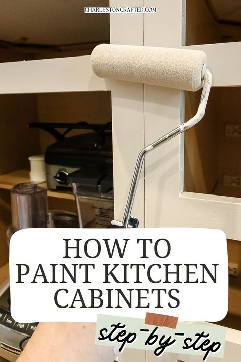 Paint is the easiest and cheapest way to transform your kitchen! Here is our complete, step by step guide on how to paint kitchen cabinets for a perfect finish! Painting Cabinets Diy, Diy Kitchen Cupboards, Best Paint For Kitchen, How To Paint Kitchen Cabinets, Redo Kitchen Cabinets, Diy Kitchen Cabinets Painting, Paint Kitchen Cabinets, Update Kitchen Cabinets, Kitchen Cupboards Paint