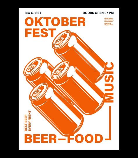 Oktoberfest celebration poster, pretzel, glass of beer and bottle with typography. Vector holiday flyer template for traditional German beer festival. Nimura Daisuke, Beer Flyer, Wine Branding Design, Beer Typography, Lounge Vibes, Beer Graphic Design, Beer Festival Poster, German Beer Festival, Celebration Poster