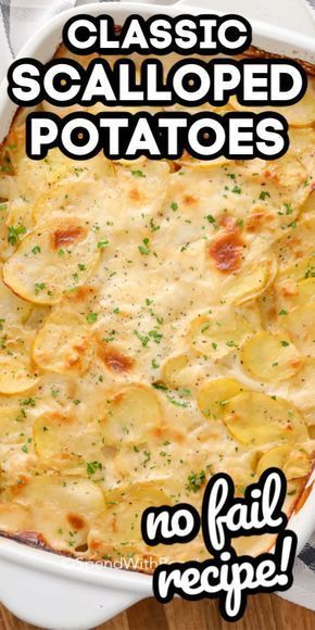 Scalloped Potatoes Allrecipes, Easy Yummy Potato Recipes, Simple Easy Supper Ideas, Scalloped Potatoes Side Dishes, Low Carb Scalloped Potatoes, Recipes With White Potatoes, Scalloped Potatoes Thanksgiving, Best Potatoes For Scalloped Potatoes, No Fail Scalloped Potatoes