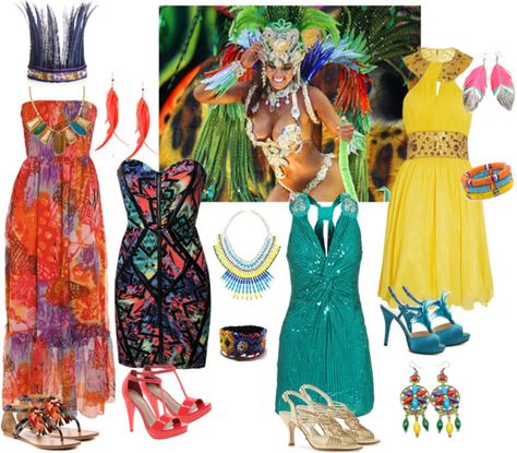 "Rio Carnival" by tizzy-potts on Polyvore Brazil Carnival Theme Party Outfit, Rio Carnival Theme Party Outfit, Caribbean Carnival Party, Rio Carnival Theme Party, Carnival Theme Party Outfit, Rio Carnival Costumes, Last Minute Diy Costumes, Caribbean Carnival Costumes, Carnival Theme Party