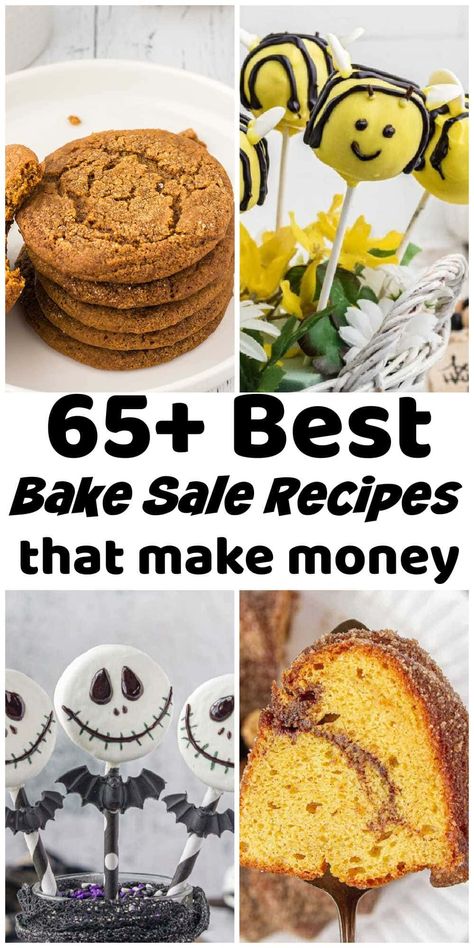 Over 65 Back to School Bake Sale recipe ideas. Easy, delicious treats perfect for fundraising. Sure to be a hit with kids and parents alike! Easy Pies For Bake Sale, Individual Bake Sale Items, Halloween Bake Sale Ideas Fundraiser, Unique Bake Sale Treats, Desserts For Fundraisers Bake Sale, Bake Sale Pies, School Bake Sale Ideas Fundraising, Creative Bake Sale Ideas, Pricing Baked Goods For Sale