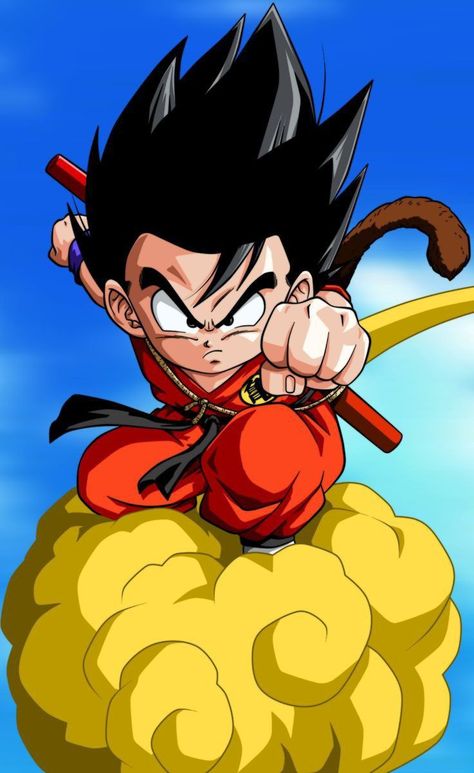 Kid Goku, Dragon Ball Super Goku, Anime Dragon Ball Goku, 90s Cartoon, Z Arts, Simple Cartoon, Dragon Ball Super Manga, Dragon Ball Goku, Dragon Ball Artwork