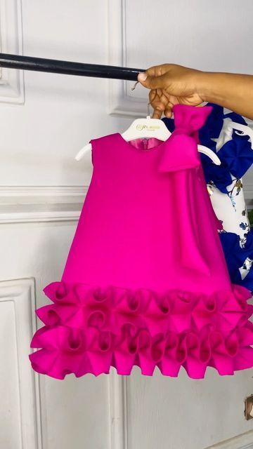 Kids ReadytoWear and Ankara clothing Abuja/Nasarawa on Instagram: "Made for a PEKENS cutie 🥰, our DM is now open for orders. Pink dress available to order, N12,999 - N15,999 The blue and white gown is not available We ship worldwide" Blue And White Gown, Kids Dress Design, Kids Gown Design, Kids Gowns, Dress For Kids Girl, Gown For Kids, Pink Dresses For Kids, African Kids Clothes, Gowns For Kids