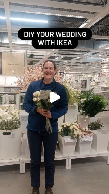 IKEA Halifax on Instagram: "Do it yourself wedding decoration ideas with IKEA Halifax. Bring your dream wedding to life and create beautiful DIY wedding themes to make your day perfect!  @atlanticweddingshowhfx  #myikeahalifax #2024brides #halifaxweddings #weddingdecor #diywedding #novascotiawedding" Diy Wedding Decorations Videos, Wedding Ikea Hacks, Ikea Wedding Diy, Ikea Wedding Ideas, Ikea Mulig Wedding, Inexpensive Wedding Decor Ideas, Diy Decor Wedding, Diy Backyard Wedding Decorations, Ikea Wedding Sign