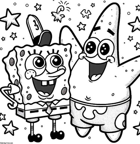 18 SpongeBob Coloring Pages (2024 Free Unique Printables) Cartoon To Color, Printable Spongebob Coloring Pages, Sponge Bob Coloring Pages, Coloring Pages Spongebob, Coloring Pages Stitch, Spongebob Coloring Pages, Al Hilal Wallpaper, Stitch Coloring, Spongebob Coloring