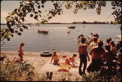 Young People of New Ulm, Minnesota, Spending a Sunday Swimming and Boating at Clear Lake Three Miles West of Town... | Flickr - Photo Sharing! 70s Aesthetic, Clear Lake, Water Skiing, + Core + Aesthetic, Summer Feeling, Summer Dream, Retro Aesthetic, Vintage Summer, Endless Summer