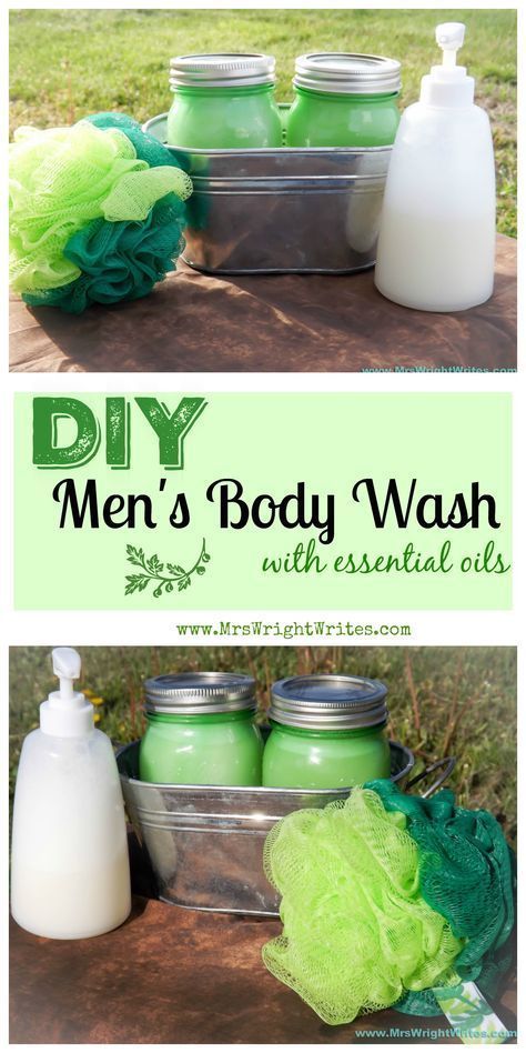 Be the star of the holiday season with these homemade gifts for men. Whether an expert at DIY or new to the scene, here are some quick and easy gift ideas. Homemade Gifts For Men, Diy Body Wash, Homemade Body Wash, Savon Diy, Mens Body Wash, Homemade Oil, Diy Kosmetik, Sugar Scrub Diy, Homemade Soap Recipes