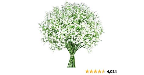 Amazon.com: LYLYFAN 12 Pcs Babys Breath Artificial Flowers, Gypsophila Real Touch Flowers for Wedding Party Home Garden Decoration : Home & Kitchen Wedding Table Decorations Centerpieces, Gypsophila Bouquet, Graduation Party Centerpieces, Party Centerpiece, Babies Breath, Artificial Flower Bouquet, Real Touch Flowers, Centerpiece Ideas, Wedding Arrangements