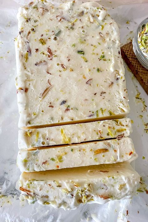 If you’re looking for a simple summer Pakistani dessert, this malai kulfi is cool and refreshing. Our kulfi made is a simple no-cook recipe condensed milk for an easy dessert. Enjoy this easy malai kulfi for indulgent and creamy homemade ice cream for the ultimate summer treat! Kulfi Recipe Condensed Milk, Kulfi Recipe Easy, Malai Kulfi Recipe, Recipe With Condensed Milk, Malai Kulfi, Pakistani Desserts, Easy Indian Dessert Recipes, Easy Indian Dessert, Kulfi Recipe